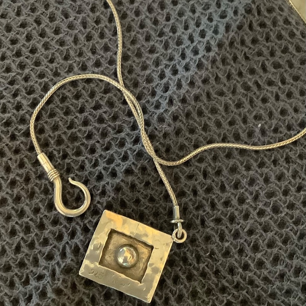 Silpada 925 Silver & Pearl Necklace - Picture 5 of 6
